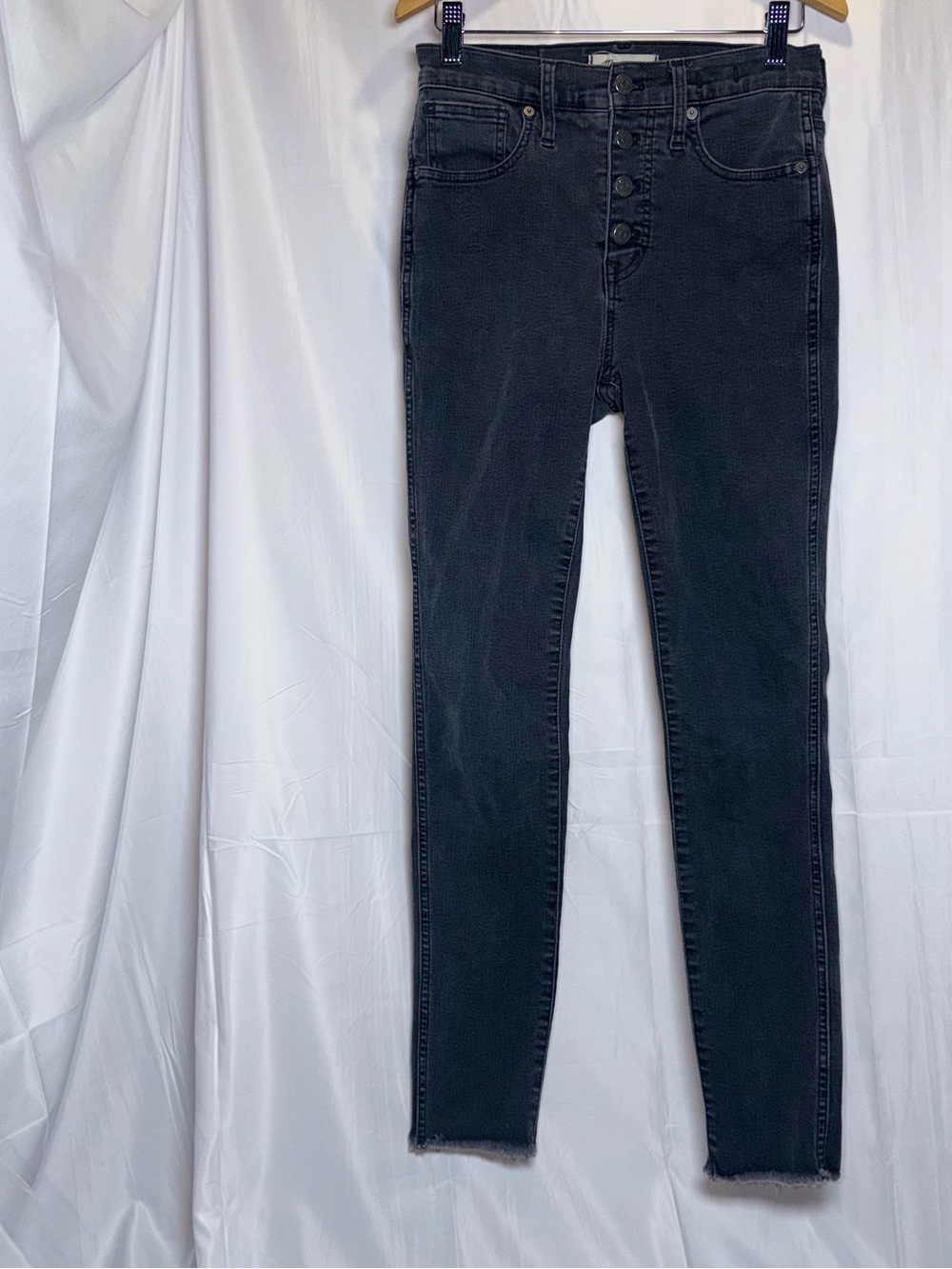 Madewell Black High-Rise Skinny Jeans